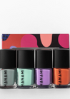Hanami Nail Polish purple rain/the bay/flame trees/pale grey eyes Hanami Daydream pack | Dalston clothing
