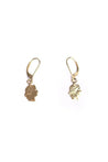 Jessica Aggrey Jewellery gold Lady Liberty  earrings gold plated