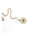 Jessica Aggrey Jewellery gold/smoky quartz Witness smoky quartz gold plated necklace