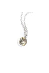 Jessica Aggrey Jewellery silver/citrine Mila citrine round necklace