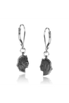 Jessica Aggrey Jewellery sterling silver Lady Liberty drop earrings