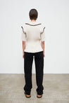 Kowtow top Kowtow Flower Polo Natural  | Dalston  | Dalston clothing