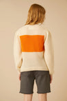 Leon & Harper Knitwear Leon & Harper Maths Stripes Sweater Off White