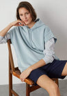 Leon & Harper shorts Quatty TD20 Plain shorts indigo | Dalston clothing