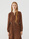 Nice Things dress Nice Things Button Fern Midi  Dress | Dalston clothing