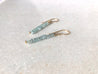 Pilgrim Jewellery Jewellery aquamarine within. Aquamarine Pillar Earrings