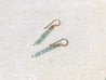 Pilgrim Jewellery Jewellery aquamarine within. Aquamarine Pillar Earrings