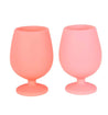 Porter Green Homeware blush/light coral stemm Unbreakable wine glasses Chiba | Dalston clothing