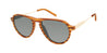 Privé Revaux sunglasses brown The Baron Chestnut Stripe